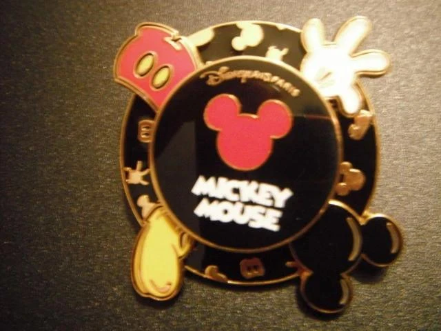 Rare Pins Disney Disneyland Paris : spinner Mickey mania